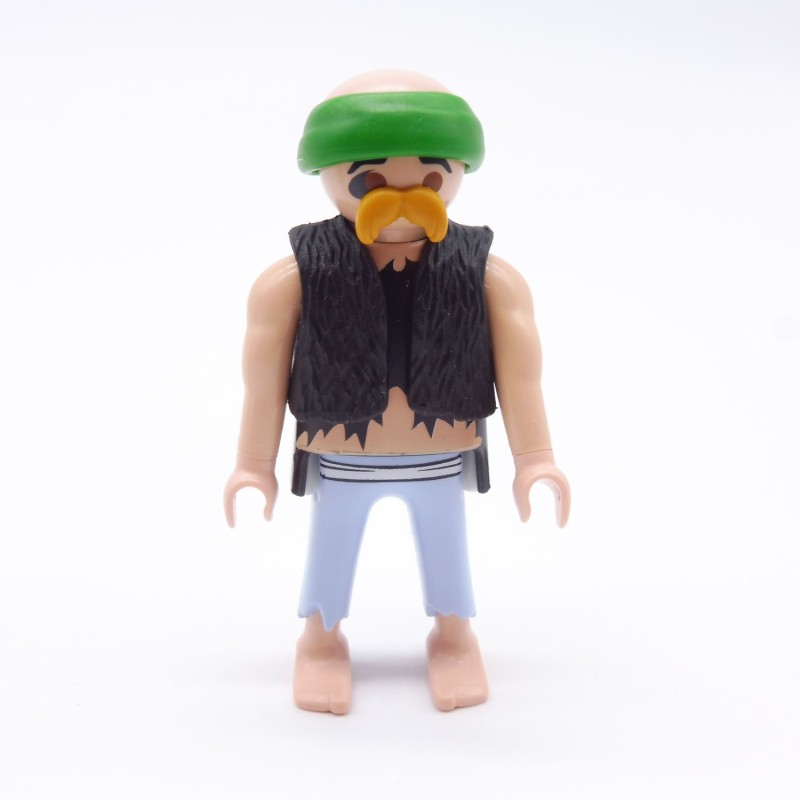 Playmobil 35834 Pirate Bleu Gilet Noir Asterix Romain Gaulois