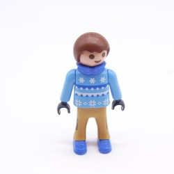 Playmobil 35839 Garçon Bleu et Marron Noel 71088