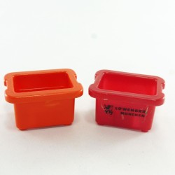 Playmobil 16116 Playmobil Set of 2 Red Cases for Bottles