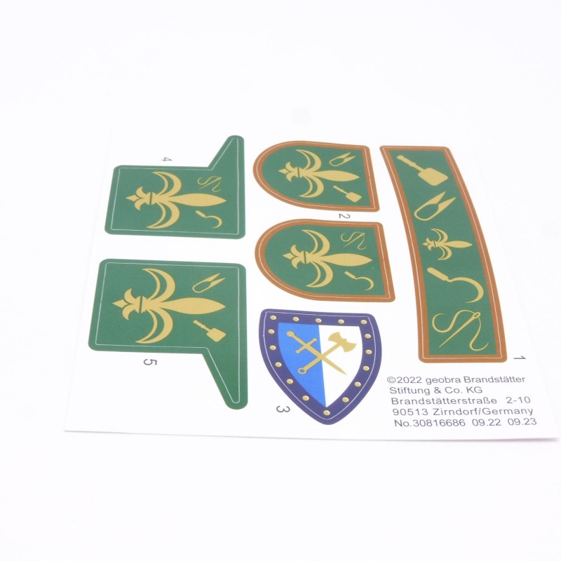 Playmobil 35938 Medieval Museum Sticker Sheet 70955