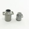 Playmobil 11490 Playmobil Lot de 2 Pots à Lait Gris