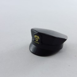 Playmobil 11750 Playmobil Black Policeman's Cap with Golden Logo