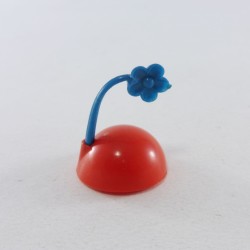 Playmobil 14763 Playmobil Chapeau Clown Rouge avec Fleur Bleue 3477