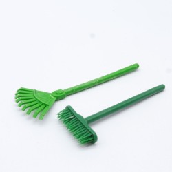 Playmobil 13883 Playmobil Set of 2 Green Farmer's Tools