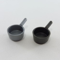 Playmobil 11495 Playmobil Set of 2 Gray Saucepans