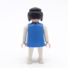 Playmobil White and Blue Woman White Arms