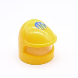 Playmobil 35992 Casque Jaune Espace Vintage avec Carreau  3320 3509 3534 3536 3557 3559