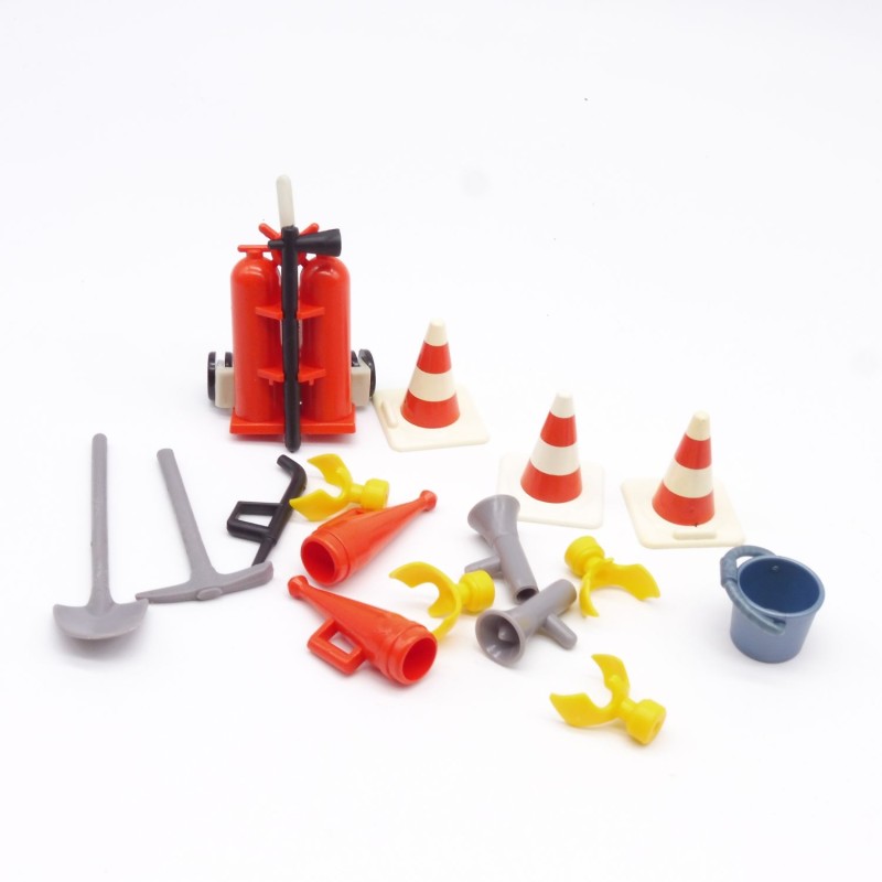 Playmobil 36051 Big Lot Vintage Firefighter Accessories 3491