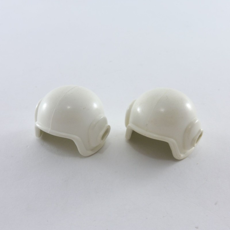 Playmobil 4545 Playmobil Lot de 2 Casques Blancs pour Hélicoptère