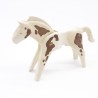 Playmobil 36113 White and Brown Horse 1st Generation dirty