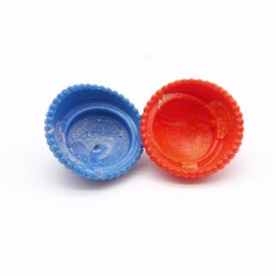 Playmobil 36130 Set of 2 Red and Blue Hats with Glue Traces
