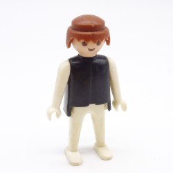 Playmobil 36142 White and Black Man White Arms Fixed Hands a little dirty