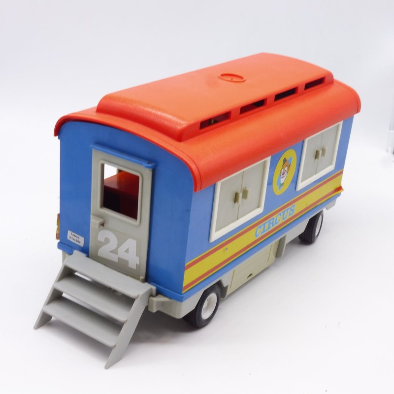 Playmobil 36153 Clowns Circus Trailer 3477 Yellowing missing 1 part