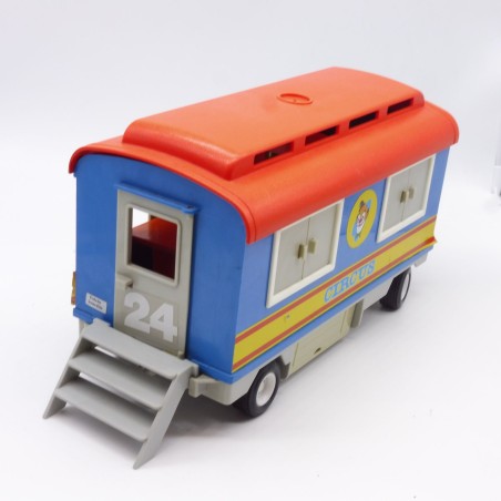 Playmobil 36153 Clowns Circus Trailer 3477 Yellowing missing 1 part