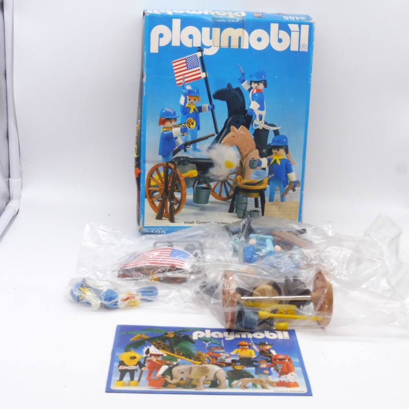 Playmobil 36160 Vintage Northern Soldiers 3485 Sealed Bags with Correct Summer Box