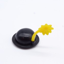 Playmobil 31206 Playmobil Round Hat Black Yellow Flower 1900 5504 5508