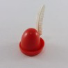 Playmobil 25503 Playmobil Vintage Red Medieval Hat with Feather 3293