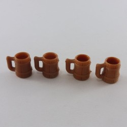 Playmobil 25510 Playmobil Lot of 4 beer mugs