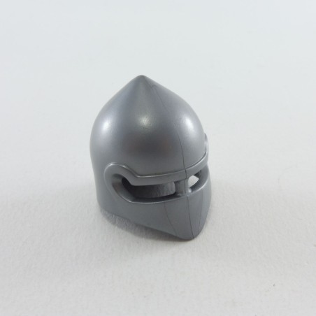 Playmobil 5136 Playmobil Casque de Chevalier Médiéval Moyen Age Gris