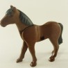 Playmobil 23425 Playmobil Dark Brown Horse 2nd Generation with Black Mane