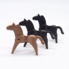 Playmobil 1459 Lot de 3 Chevaux 1ere Génération