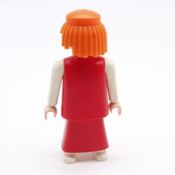 Playmobil Red and White Clown Man a little worn