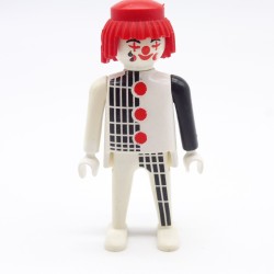 Playmobil 10116 Clown PIERROT Blanc Rouge et Noir 4514