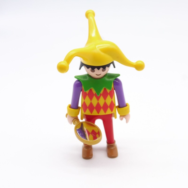 Playmobil 5070 Fou du Roi Rouge Jaune et Violet Col Vert 4610