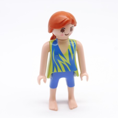 Playmobil 14084 Barefoot Green and Blue Woman