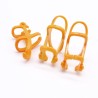 Playmobil 36167 Lot of 3 Orange Horse Halters 1st Generation Broken