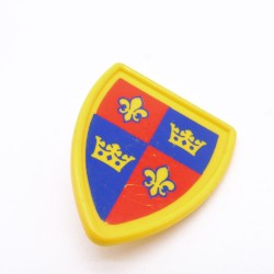 Playmobil 36220 Small Yellow Red and Blue Fleur de Lys Shield