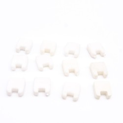 Playmobil 36284 White Steck Hole Cover Finish x12 pieces