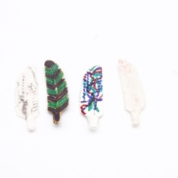 Playmobil 36377 Set of 4 Vintage Indian Colored Feathers