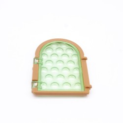 Playmobil 36396 Green Arch Window with Brown Outline Broken Medieval House