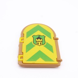 Playmobil 36398 Green and Yellow Arch Window with Medieval Steck Surround Broken Hinges