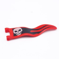 Playmobil 36455 Red and Black Skull Flag