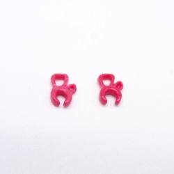 Playmobil 36519 Set of 2 Small Pink Bows for Women's Hair