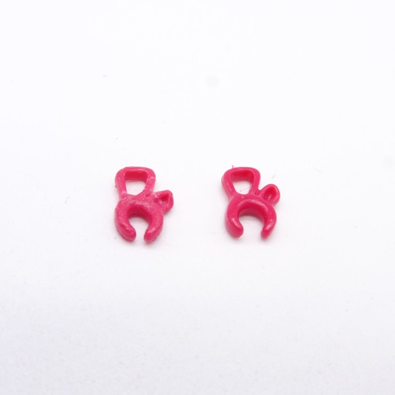 Playmobil 36519 Lot de 2 Petits Nœuds Roses pour Cheveux Femmes