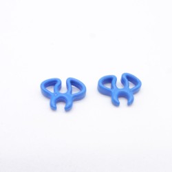 Playmobil 36521 Set of 2 Large Blue Bows for Women's Hair