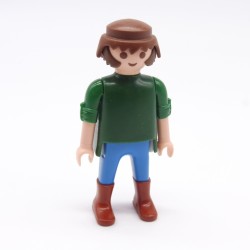 Playmobil 12416 Men's Green and Blue Cowboy Boots Brown Favorites