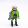 Playmobil 21663 Homme Gris Noir Vert Bras Robot Gilet Vert