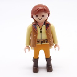 Playmobil 14098 Women's Yellow Straw Orange Boots and Brown Vest