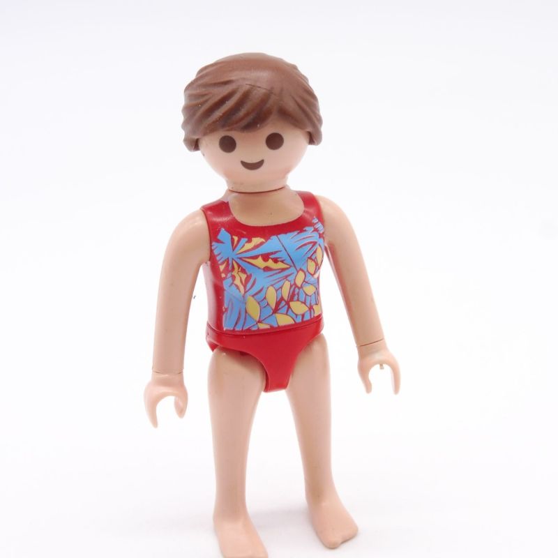 Playmobil Women's Red Swimsuit Slim Body