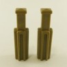 Playmobil 1416 Playmobil Set of 2 Crenellated Connectors Old Model Yellowing