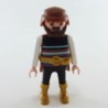 Playmobil 26872 Playmobil Homme Viking Noir et Marron Bottes Dorées