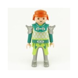 Playmobil 21822 Playmobil Man Green Knight Green and Gray Armor