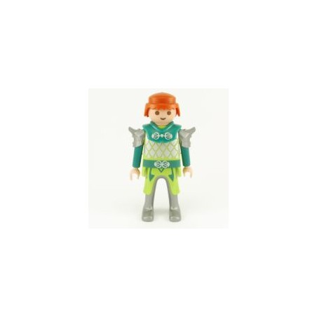 Playmobil 21822 Playmobil Homme Chevalier Vert Armure Verte et Grise