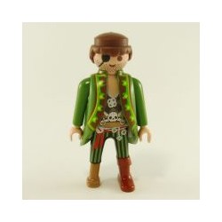 Playmobil 23151 Playmobil Pirate Green and Brown Green Coat Wooden Leg