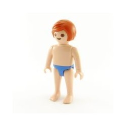 Playmobil 14954 Playmobil Enfant Garçon Maillot de Bain Bleu Moderne 4858