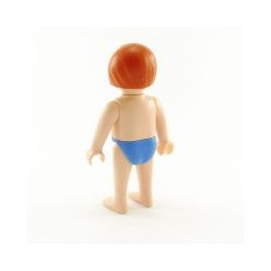 Playmobil Enfant Garçon Maillot de Bain Bleu Moderne 4858